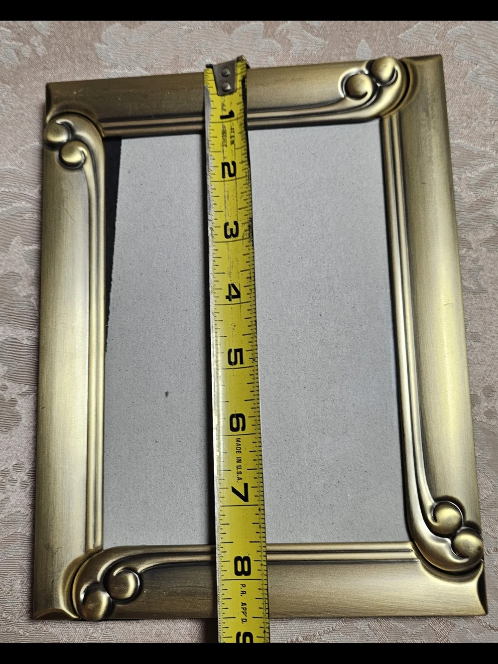 Vintage Brass Gold Tone Ornate Photo Frame - Elegant Home Accent